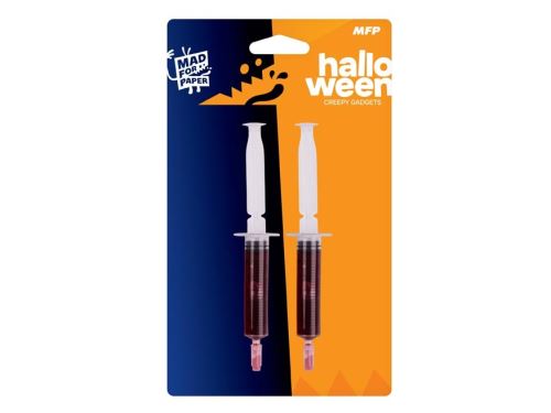 Stříkačka s krví Halloween - 2ks 5+5ml   1042921