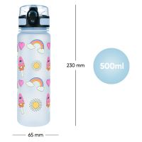 Láhev na pití tritanová Hippie, 500 ml     A-34038 (6)