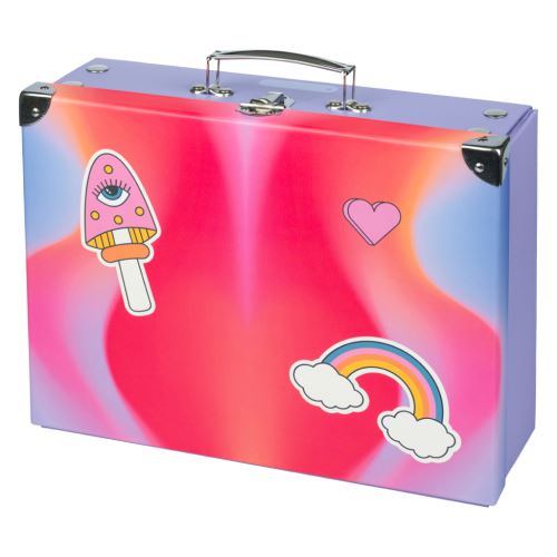 Školní kufřík Hippie - skládací s kováním              A-34048