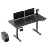 Herní stůl ULTRADESK LEVEL V2, 140x68cm, 72-117cm, elektricky nastavitelná výška, bez podl (1)