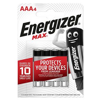 Baterie alkalická ENERGIZER Max - AAA, 4-pack