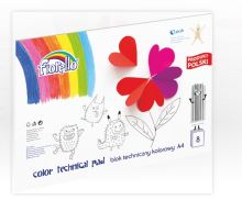 Barevný karton A4 mix 160g 8l