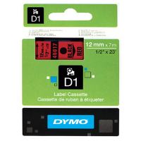 Páska do tiskárny štítků DYMO 45017, S0720570, černý tisk/červený podkla (5)
