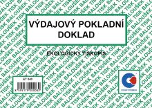 Výdajový pokladní doklad A6 ekologický ET0401 (2)
