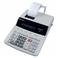 Kalkulačka Sharp SH-CS2635LW, bílá, stolní s tiskem, dvanáctimístná