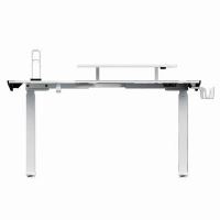 Herní stůl ULTRADESK WINGER - bílý, 111x155x60 cm, 75-122 cm, elektricky nastavitelná výšk (4)