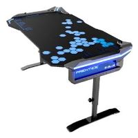 Herní stůl E-blue EGT004BK, 135x78,5cm, 72-91,2cm, RGB podsvícení, výškově nastavitelný, s (4)