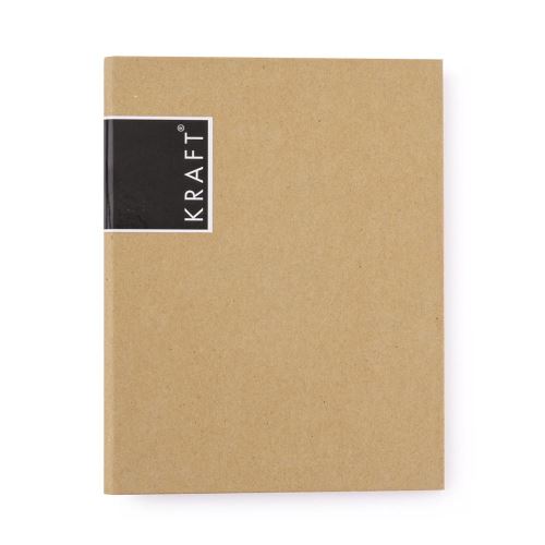 Zápisník KARIS A5 lamino KRAFT - nature   7-034 (39969)