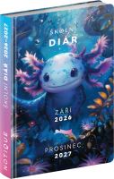 Studentský diář - Axolotl (září 2026 - prosinec 2027) - 9,8x14,5 cm   PGD-36960