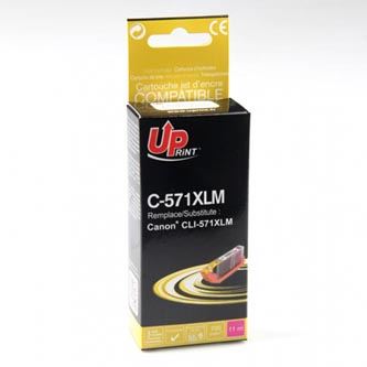 Ink UPrint kompatibilní, s CLI571M XL, C-571XLM, magenta, 800str., 11ml, high capacity