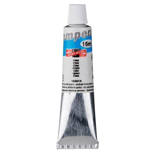 Barvy TEMPERA 16ml, cyan 162614