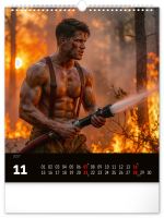 Kalendář nástěnný - Dreamy Firefighters 2027 - 30 x 34 cm   PGN-36379-L (11)