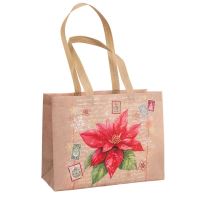 Taška z netkané textilie vánoční - 34x25cm   2038