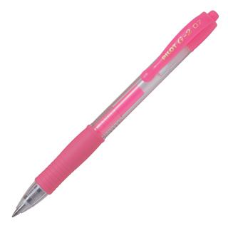 Roller gelový PILOT G-2 , neonová růžová ,0,7mm, 2605-779 BL-G2-7