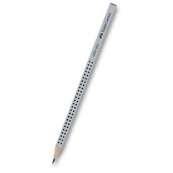 Tužka grafitová FABER-Castell GRIP tvrdost H stříbrná, tenká, bez pryže  (číslo 3)