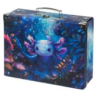 Školní kufřík BAAGL Axolotl - skládací s kováním      A-34536