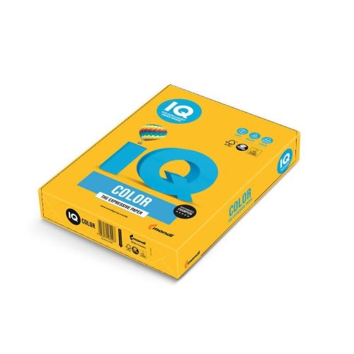 Papír IQ COLOR A4/120g/250 Zlatožlutá - SY40