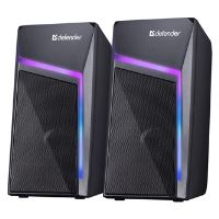 Reproduktory Defender STELLAR- 2.0, 6W, černé, regulace hlasitosti, podsvícení, 100Hz~20kH