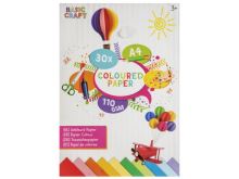 Barevný papír A4, 30 listů, 110g/m2   CR0051/GE