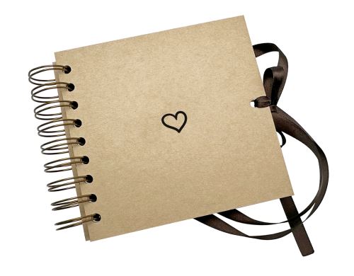 Album/Scrapbook Mini - 130x130 - Srdce   BAL0-1