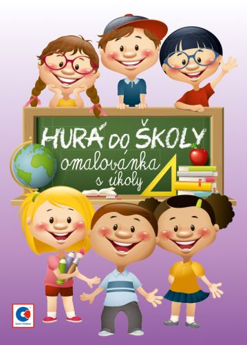 Omalovánka A4 - Hurá do školy BO744