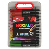 Popisovač akrylový M&amp;G MOCALO Acrylic Marker sada 24ks