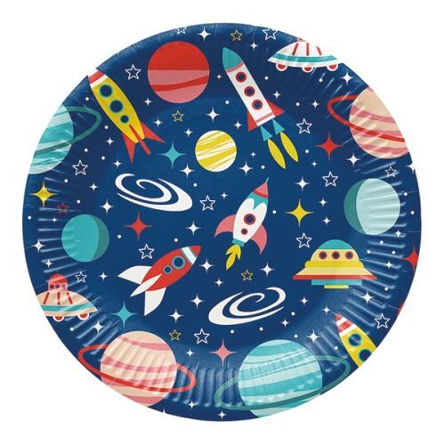 TALÍŘ papírový PAW Eco 23 cm Space  8ks/bal.