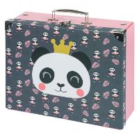 Školní kufřík Panda - skládací s kováním     A-33181