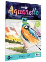 Blok na malování akvarelovými technikami Aquarelle - A3 PREMIUM 20 listový, 180g/m2 705973