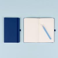 Notes Tmavě modrý, tečkovaný, 13 × 21 cm      A-33203 (3)