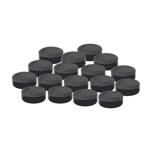 Magnet kulatý černý - 27mm   24143