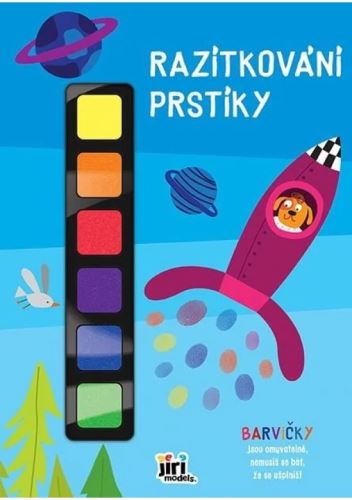 Knížka Razítkování prstíky Raketa   4224-0