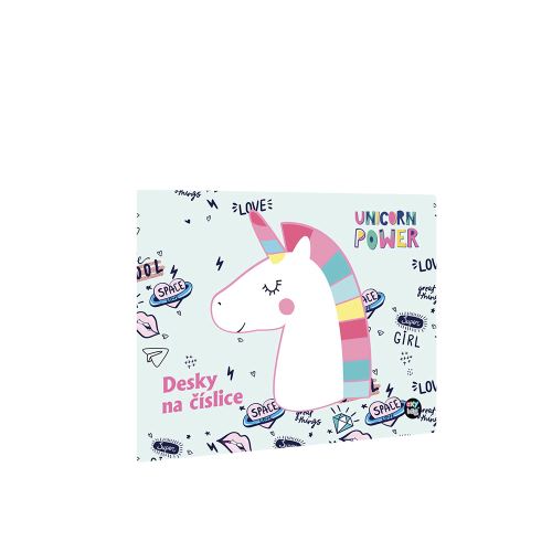 Desky A5 - číslice - Unicorn icorn   3-93523