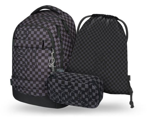 Školní set Skate Max Ska šedá - batoh, penál, sáček GRS   A-34961