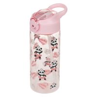 Láhev tritanová BAAGL na pití s brčkem - Panda, 500 ml   A-35409 (7)