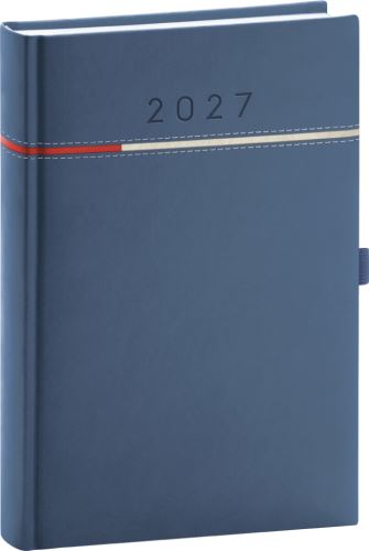 Diář denní - Tomy 2027 - modro-červený - 15 x 21 cm   PGD-DA5TO-7716