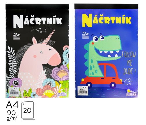Náčrtník - A4/20listů   N42