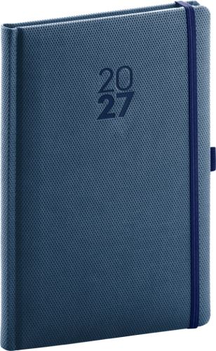 Diář týdenní - Diamante 2027 - modrý - 15 x 21 cm   PGD-TA5DI-7016