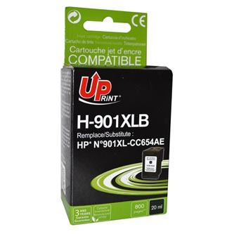 Ink UPrint kompatibilní, s CC654AE, HP 901XL, H-901XLB, black, 20ml