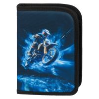 Penál školní jednopatrový Motorka   A-34238