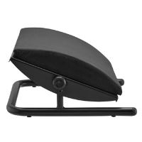 Podstavec pod nohy, odnimatelný měkký polštář, černý, ocel, 25 kg nosnost, Powerton (4)