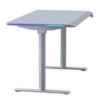 Herní stůl ULTRADESK QUEST - 140x70cm, 72-120cm, šedá-šedá (15)