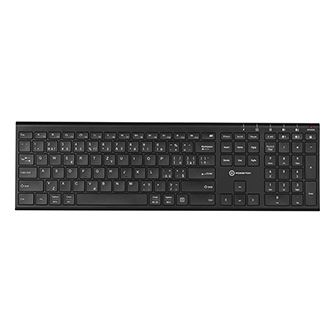 Powerton UltraSlim, Klávesnice CZ/SK, Multi-Device typ 2.4 GHz Dongle + Dual Bluetooth