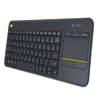 Klávesnice Logitech K400 Plus - bezdrátová US, černá (2)