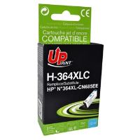 Ink UPrint kompatibilní s CB323EE, CN685EE, HP 364XL, H-364XLC, cyan, 12ml, s čipem (1)