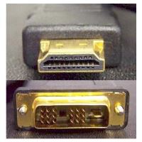 Video kabel LOGO -  DVI (18+1) samec, HDMI samec, 3m, černý (1)