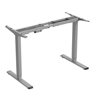 Rám stolu Powerton ERGO UNO - elektricky nastavitelná výška, 100 kg nosnost, šedý