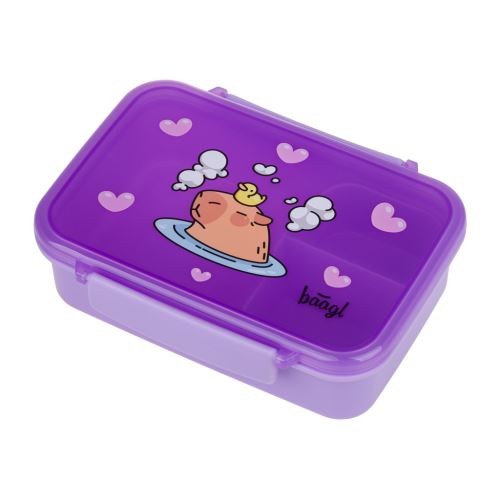 Box na svačinu BAAGL - Kapybara - s přihrádkami   A-36211