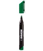 Popisovač permanentní KORES - K-Marker - zelený - 3-5mm - klínový hrot   20955