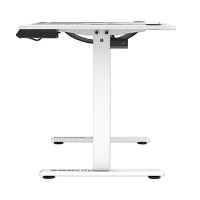 Herní stůl ULTRADESK LEVEL V2 WHITE, 140x68cm, 72-117cm, elektricky nastavitelná výška (7)